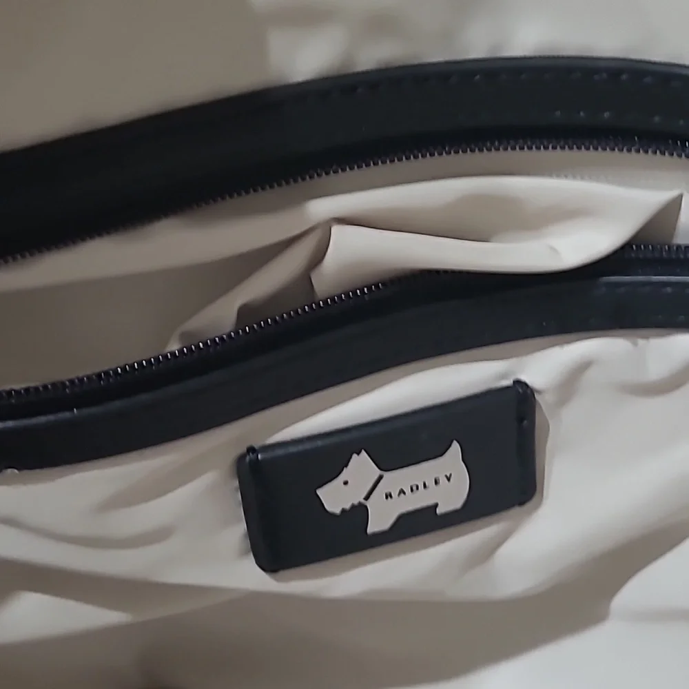 Radley London Navy Shoulder Bag with Black Strap - Women Bags